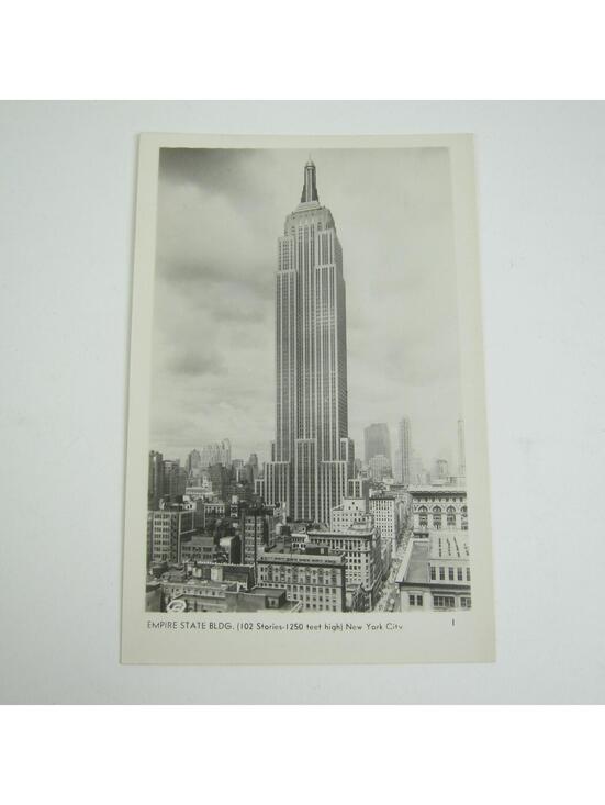 Other - Real Photo Postcard RPPC New York City Empire State Building Vintage RARE